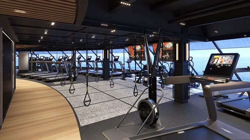 Pulse Fitness Center on the Norwegian Pearl