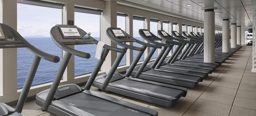 Pulse Fitness Center on the Norwegian Pearl
