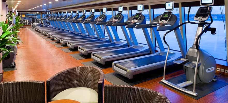 Pulse Fitness Center on the Norwegian Pearl