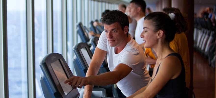 Pulse Fitness Center on the Norwegian Pearl