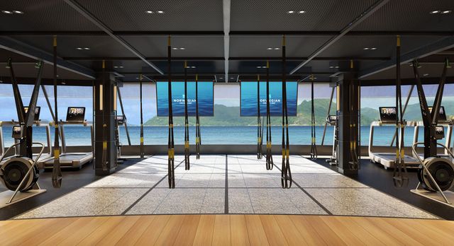 Pulse Fitness Center on the Norwegian Pearl