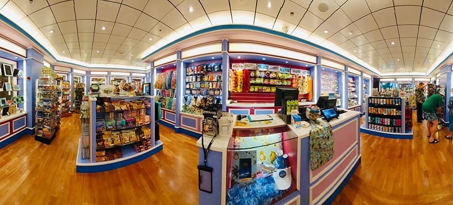 Shops on the Norwegian Aqua