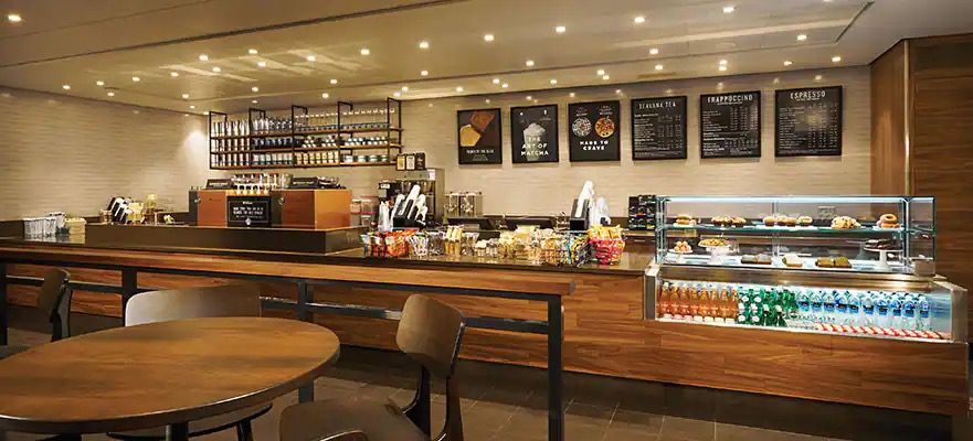 Starbucks on the Norwegian Breakaway