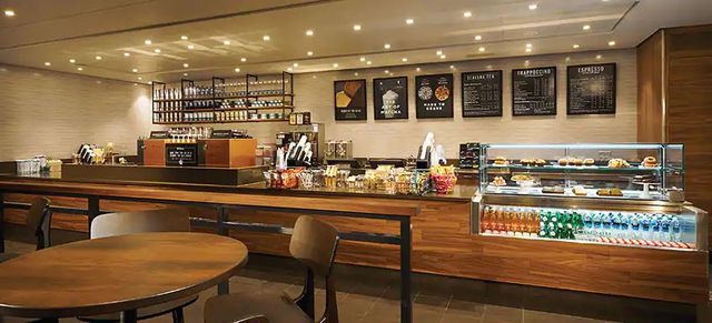 Starbucks on the Norwegian Prima