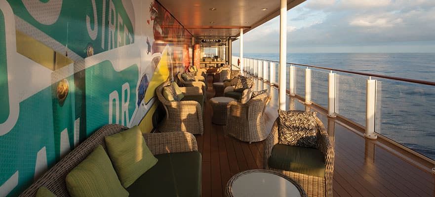 Sunset Bar on the Norwegian Getaway