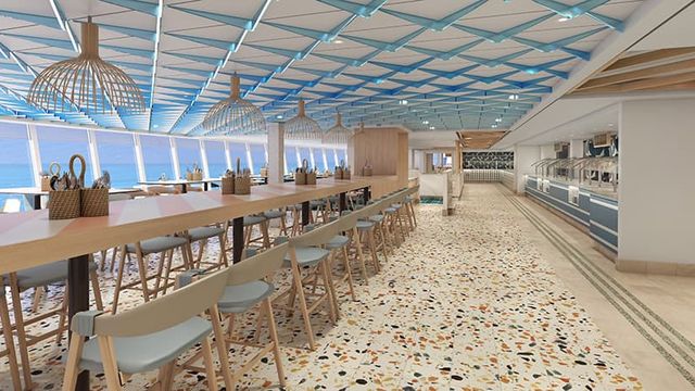 Surfside Cafe & Grill on the Norwegian Prima