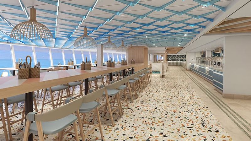 Surfside Cafe & Grill on the Norwegian Prima