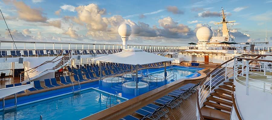 Swimming Pools on the Norwegian Sky