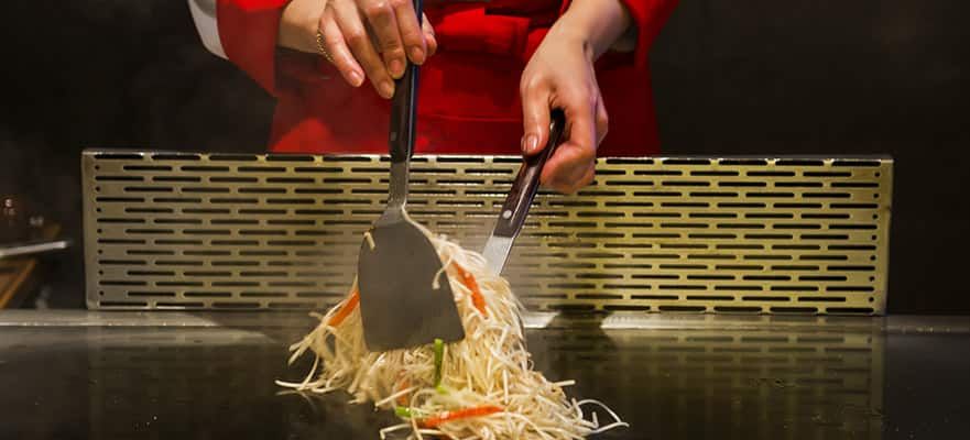Teppanyaki on the Norwegian Joy