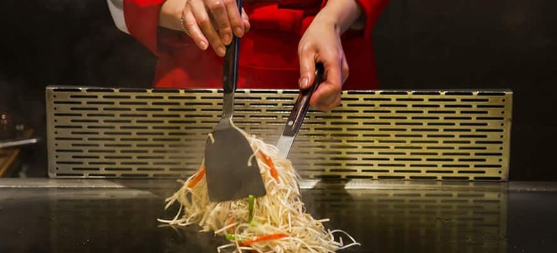 Teppanyaki on the Norwegian Pearl