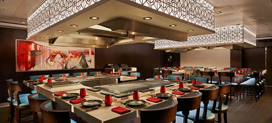 Teppanyaki on the Norwegian Joy