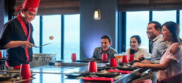 Teppanyaki on the Norwegian Escape