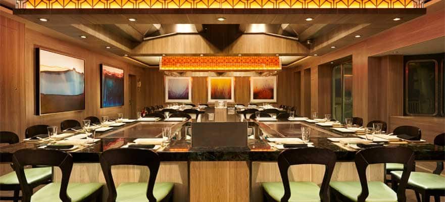 Teppanyaki on the Norwegian Joy