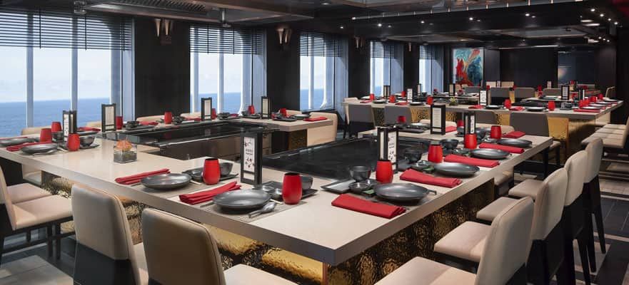 Teppanyaki on the Norwegian Joy