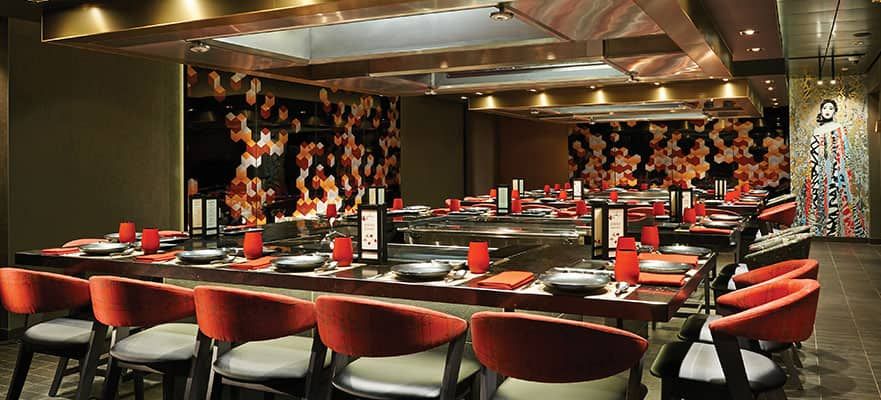 Teppanyaki on the Norwegian Joy