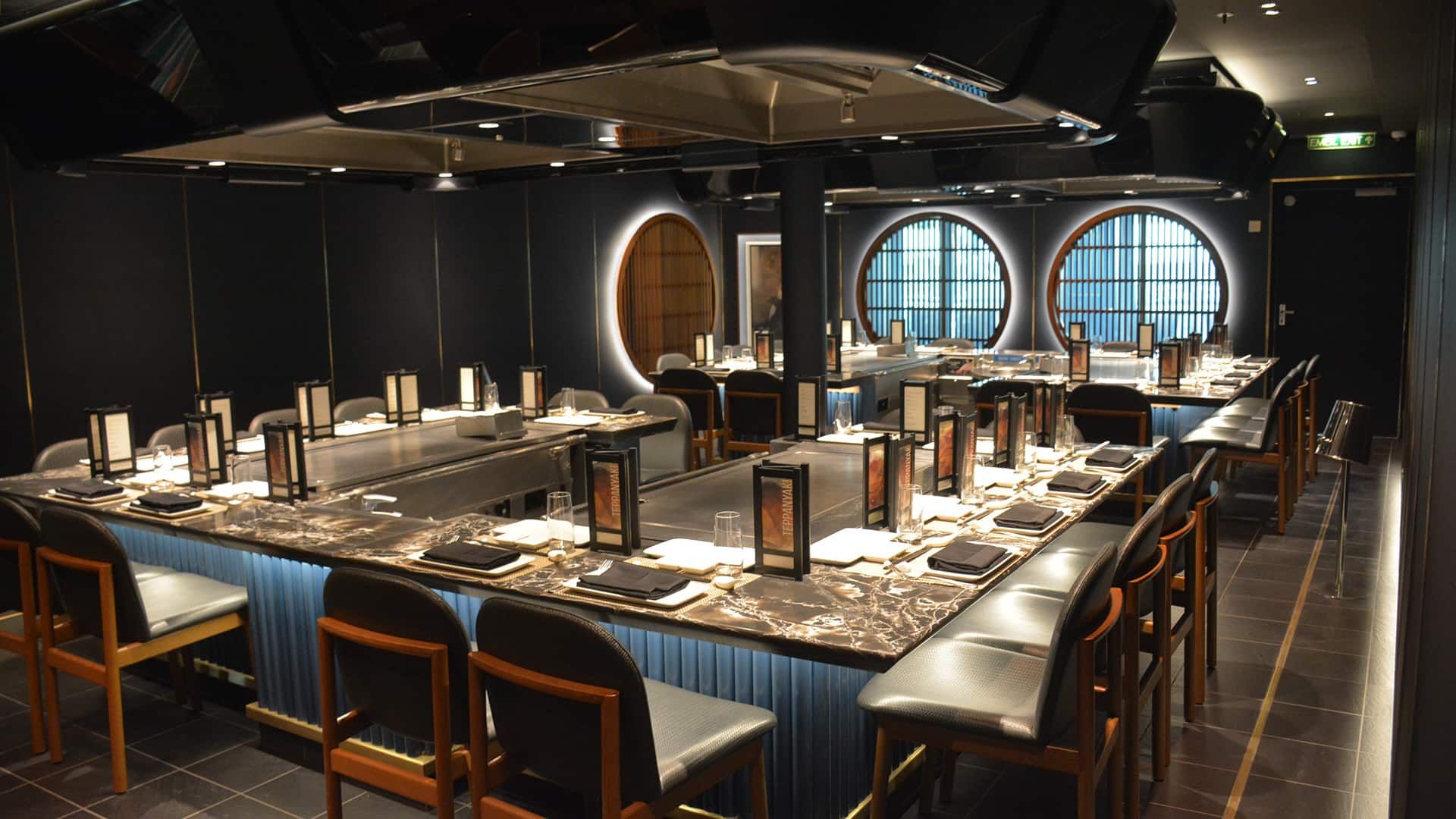 Teppanyaki on the Norwegian Joy