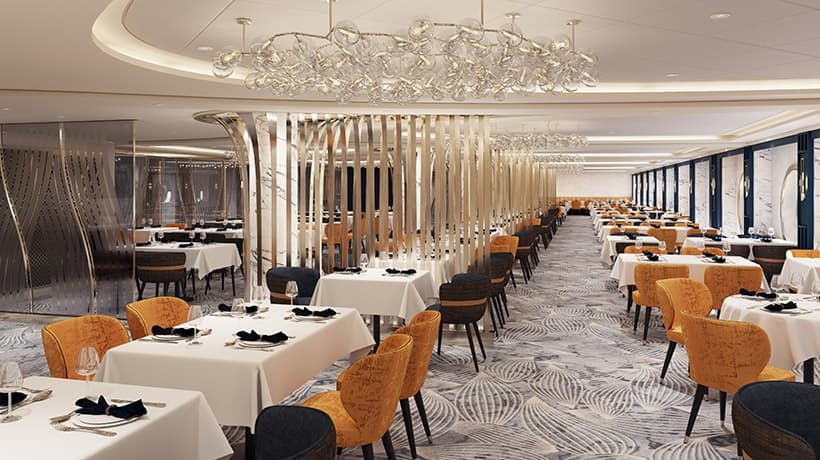 The Commodore Room on the Norwegian Luna