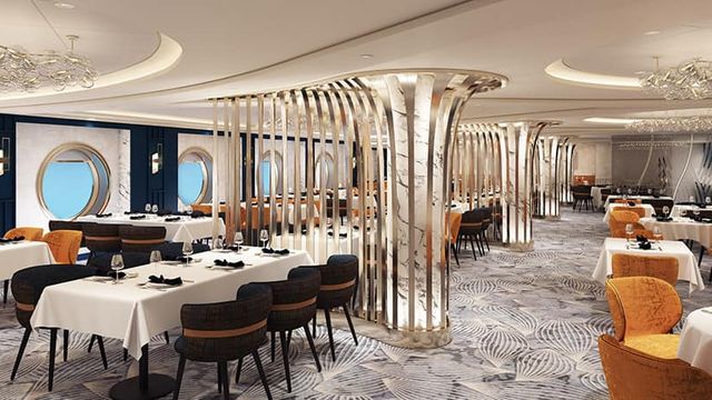 The Commodore Room on the Norwegian Luna