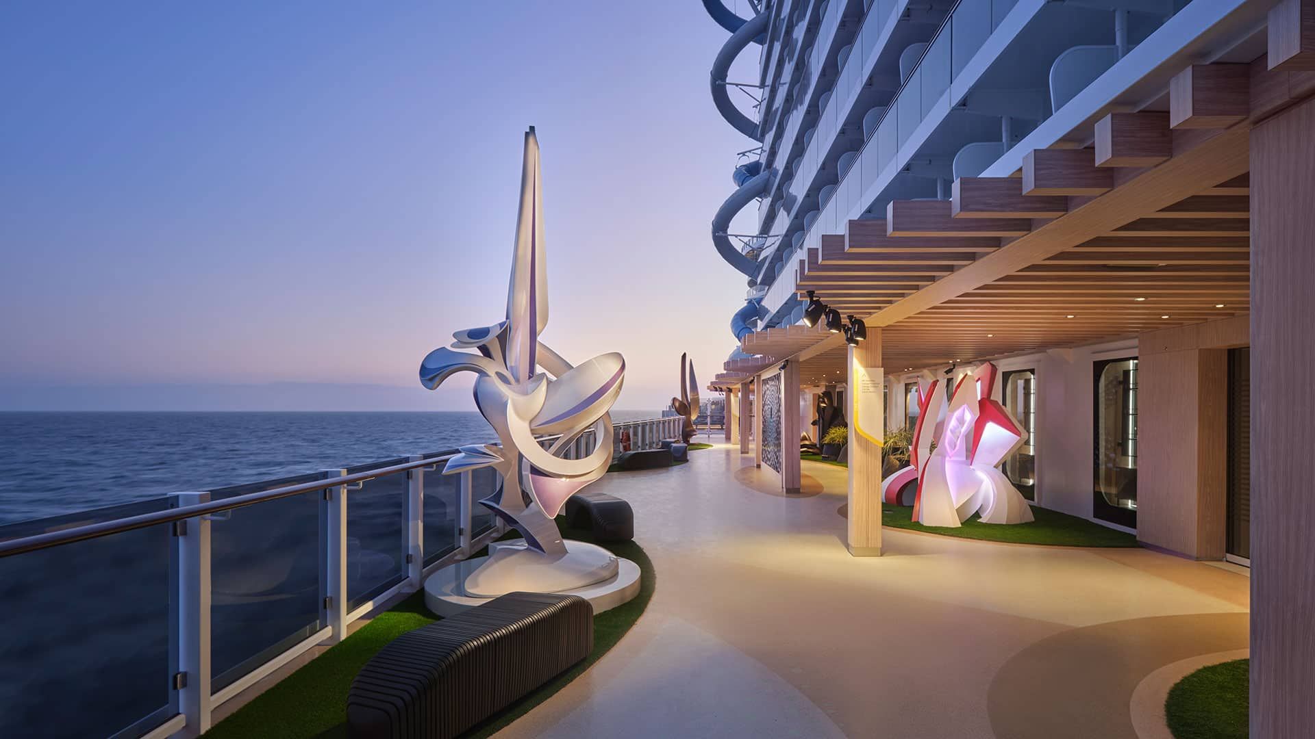 The Concourse on the Norwegian Aqua