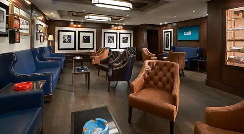 The Humidor Cigar Lounge on the Norwegian Prima