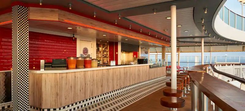 The Pit Stop on the Norwegian Jade