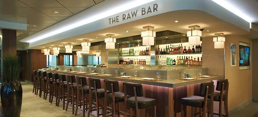 The Raw Bar on the Norwegian Breakaway