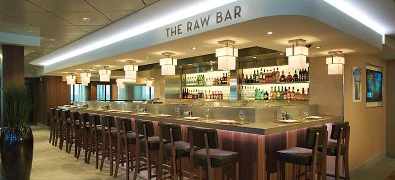The Raw Bar on the Norwegian Getaway