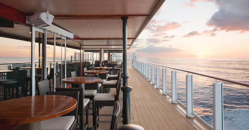 The Waterfront on the Norwegian Bliss
