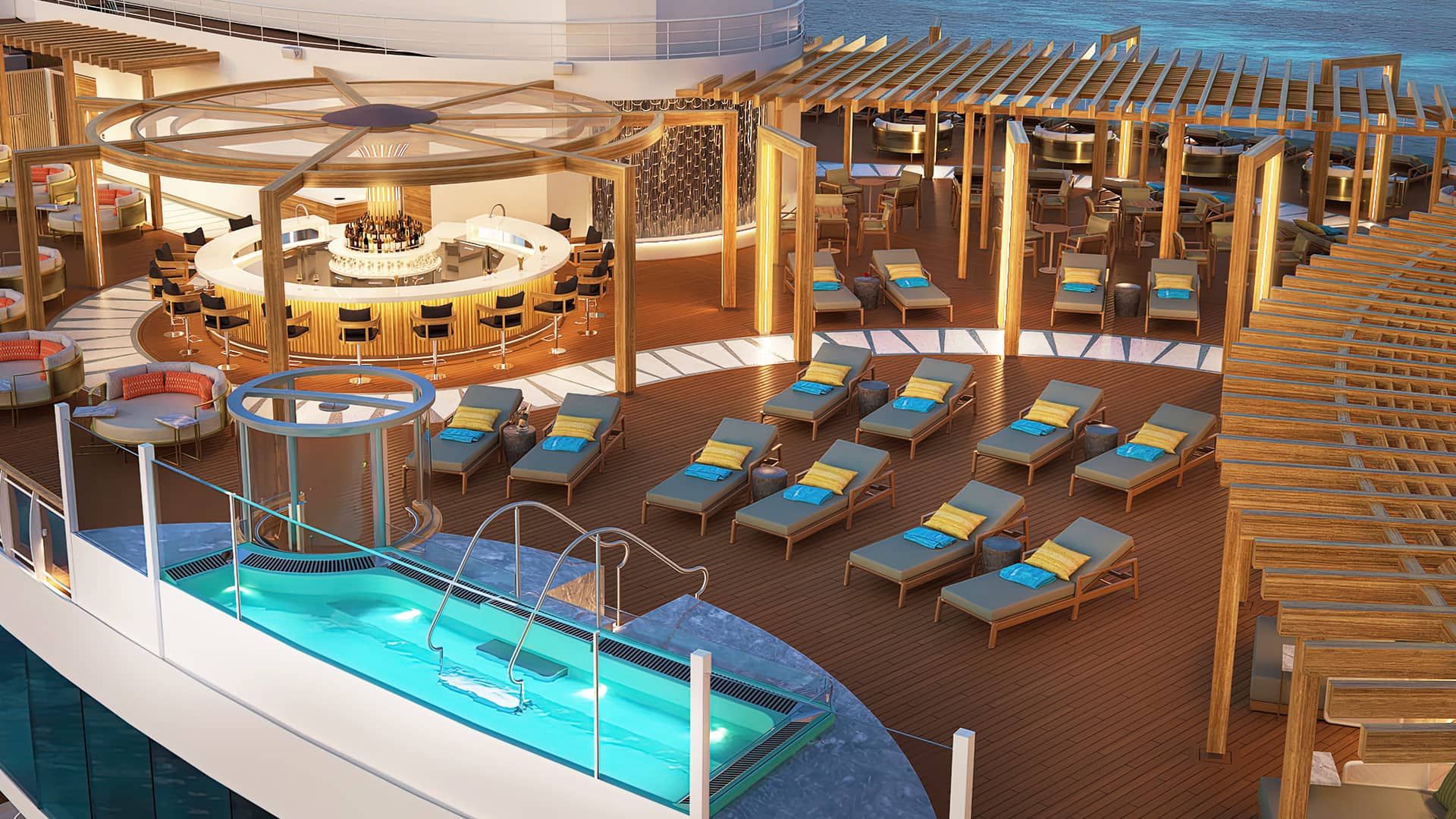Vibe Beach Club – Cabana on the Norwegian Getaway