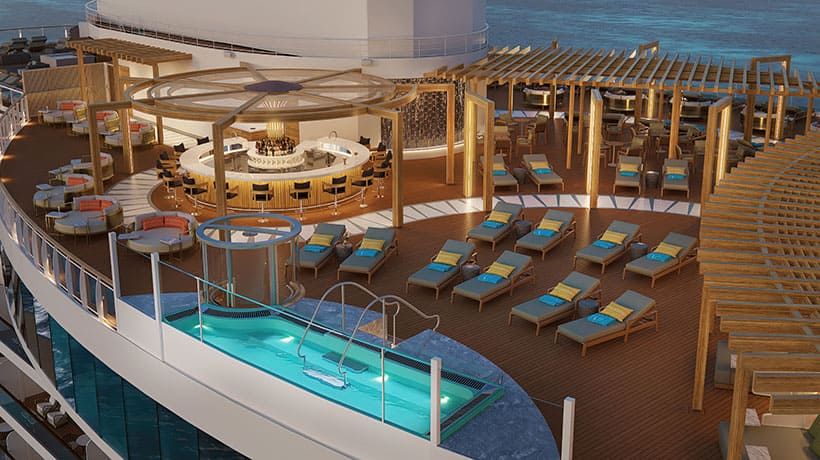 Vibe Beach Club on the Norwegian Breakaway
