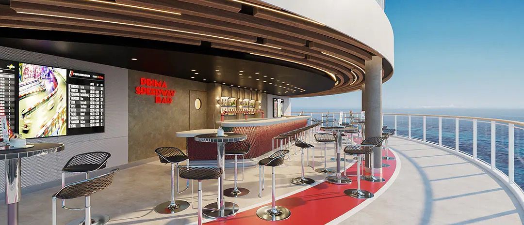 Viva Speedway Bar on the Norwegian Viva