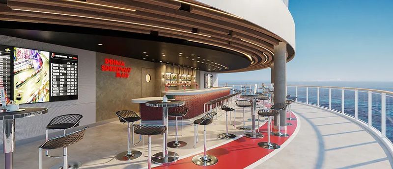 Viva Speedway Bar on the Norwegian Viva