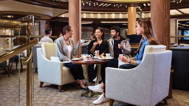 Bar Piazza on the Majestic Princess