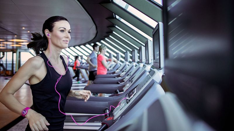 Fitness Center on the Royal Princess