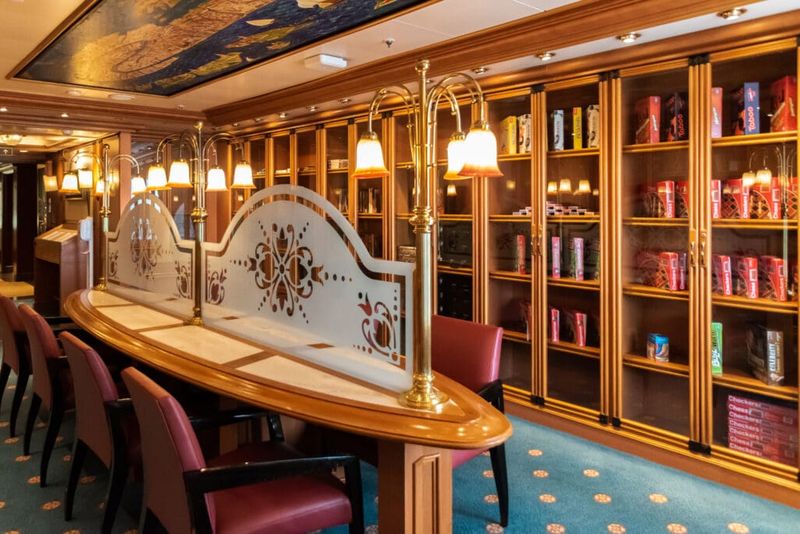 Leaves Tea And Library on the Grand Princess