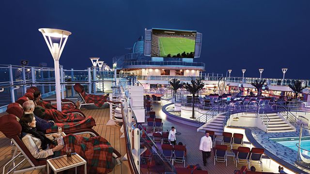 Movie Under The Stars on the Crown Princess