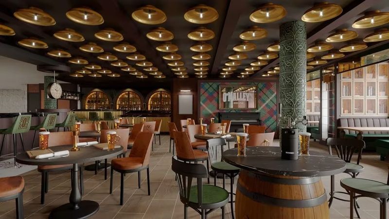 Oasis Bar on the Diamond Princess