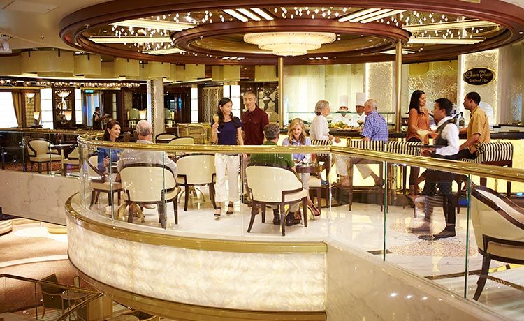 Ocean Terrace Seafood Bar on the Royal Princess