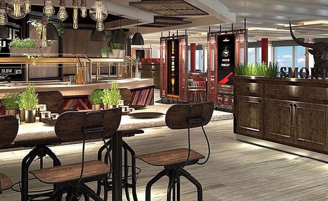 Planks Bbq on the Emerald Princess