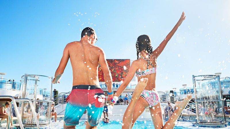 Splash Pool on the Crown Princess
