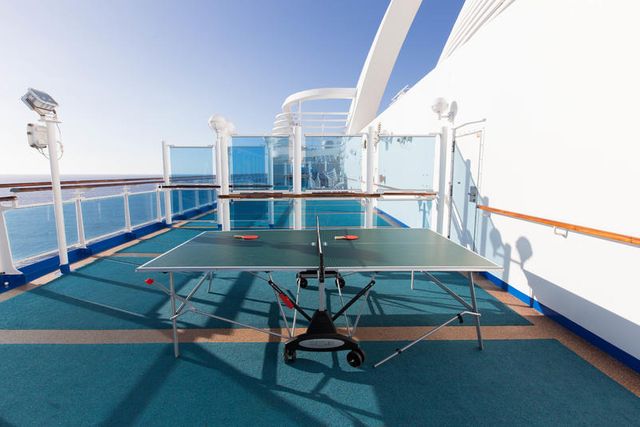Table Tennis on the Majestic Princess