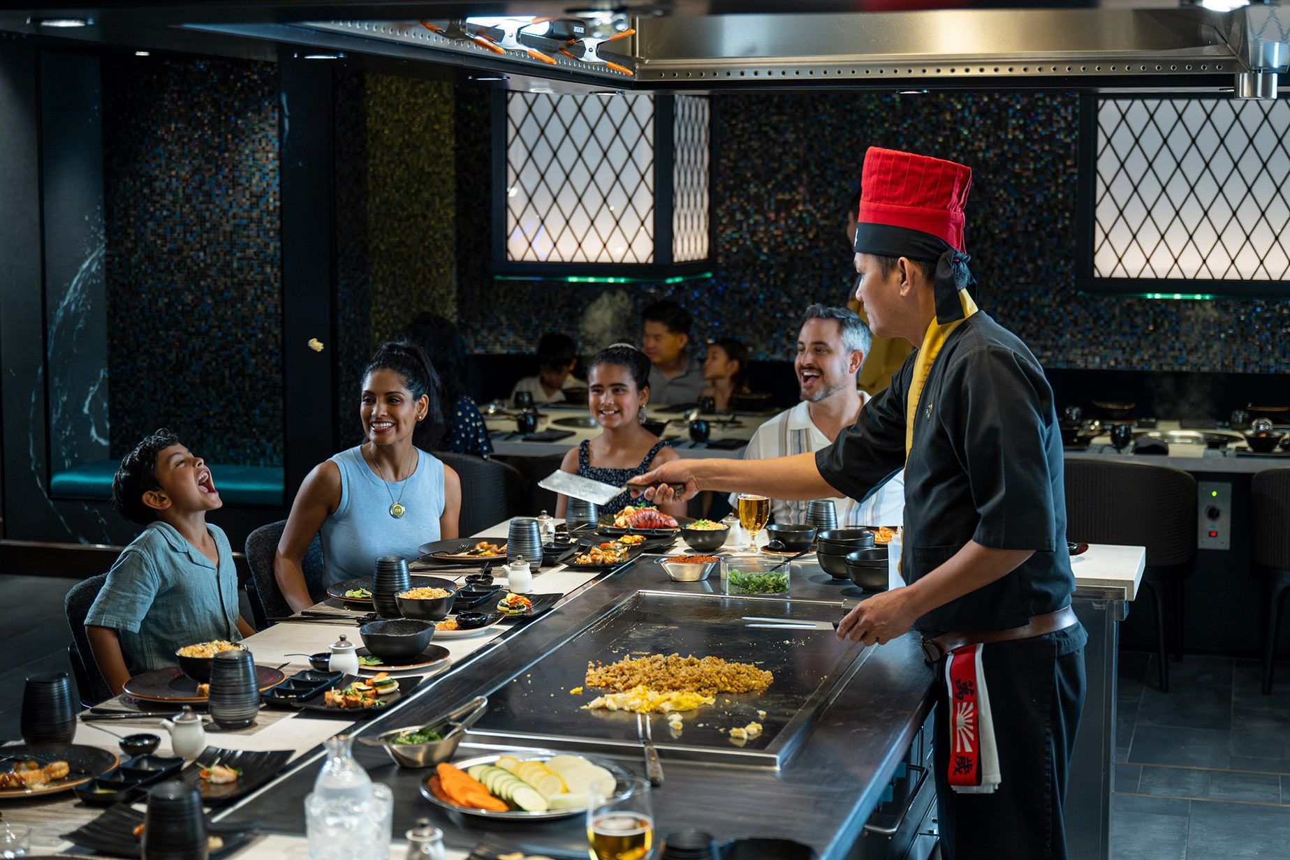 Teppanyaki on the Sun Princess