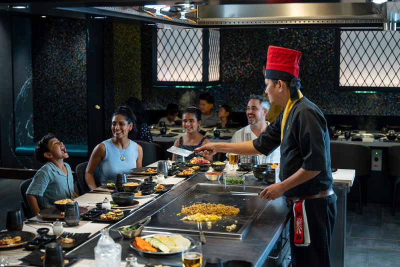Teppanyaki on the Star Princess