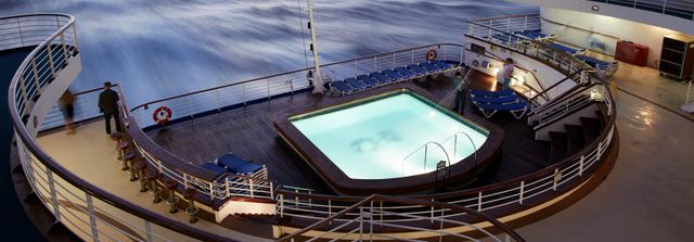 Terrace Pool on the Crown Princess