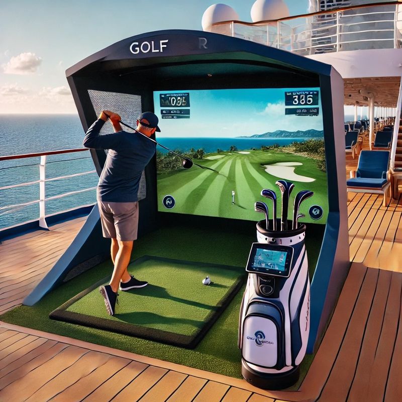The Driving Range on the Royal Princess