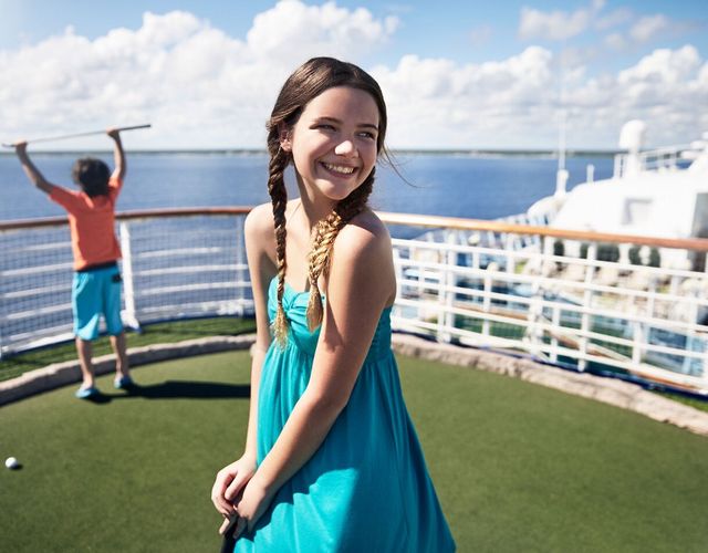 Three Greens Mini Golf on the Discovery Princess
