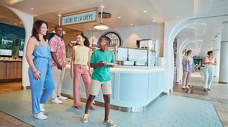 Aquadome Market on the Icon of the Seas