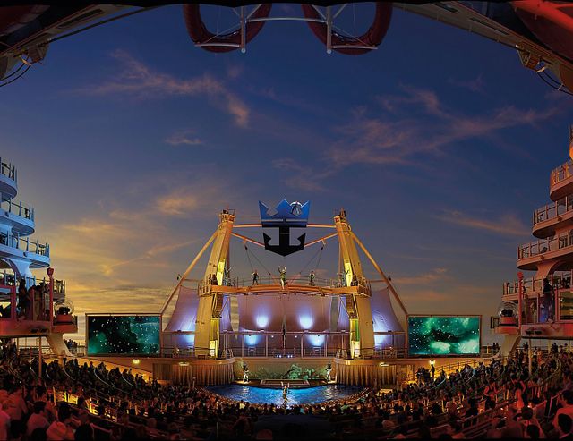 Aquatheater Shows on the Wonder of the Seas