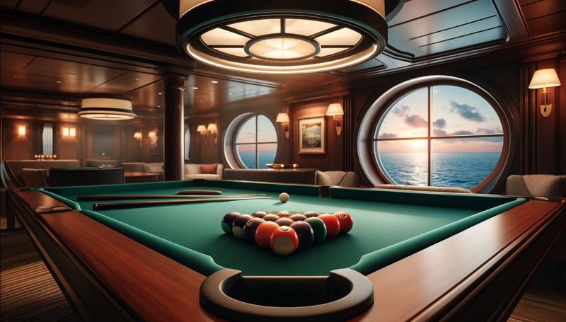 Bombay Billiard Club on the Radiance of the Seas