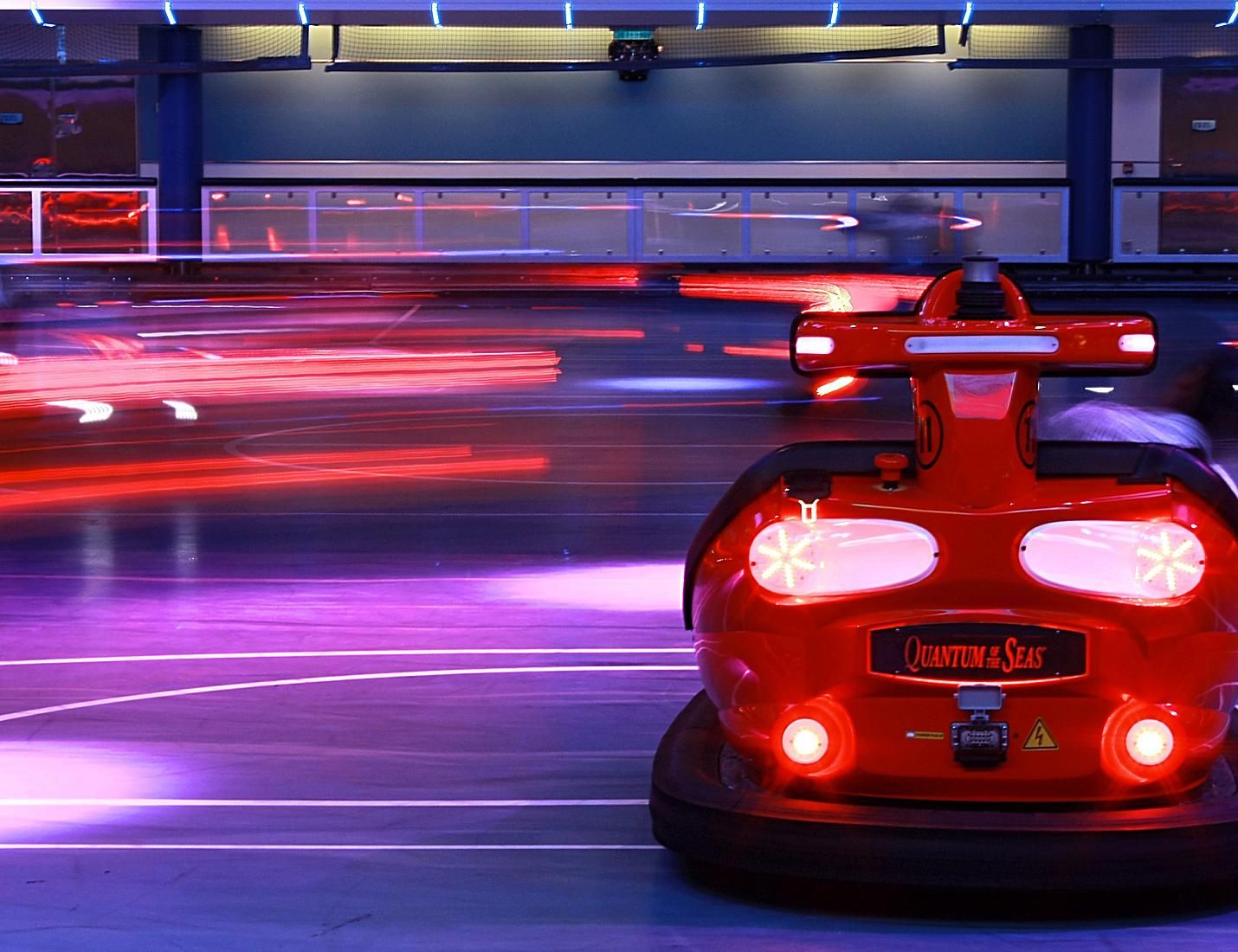 Bumper Cars on the Ovation of the Seas